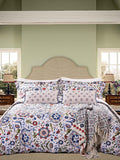 Joules Navy Multi Festival Flowers duvet cover and pillowcase set, UK version