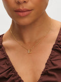 Inicio E Initial Pendant with mother-of-pearl and 17-inch chain, UK version