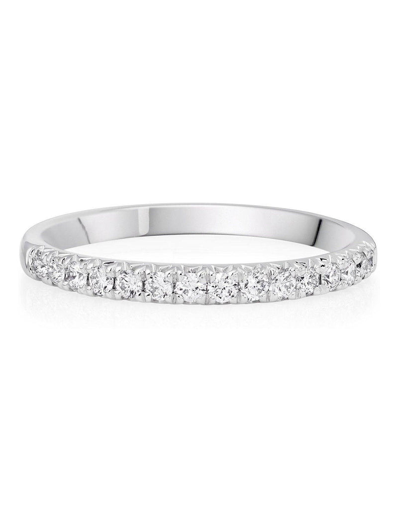 Beaverbrooks white 9ct gold diamond ring - British product