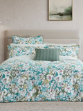 Bedeck of Belfast Blue Green Azmi duvet set - British product