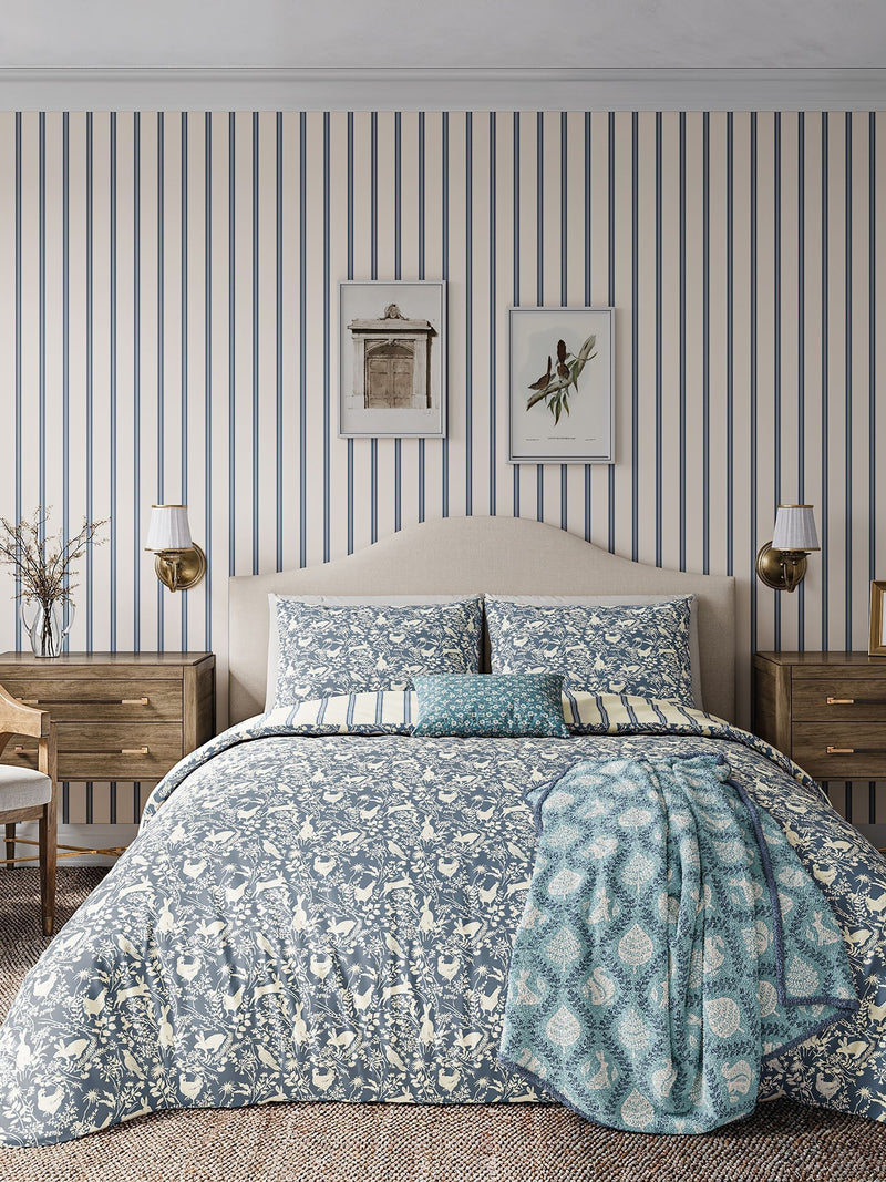 Helena Springfield blue forest friends duvet set, UK version