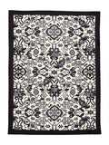Bedeck of Belfast charcoal Saja stripe tea towels set of 2 - British product