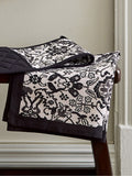 Bedeck of Belfast charcoal Saja stripe tea towels set of 2 - British product