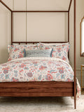 V&A red teal chintz reverie duvet set (British brand)