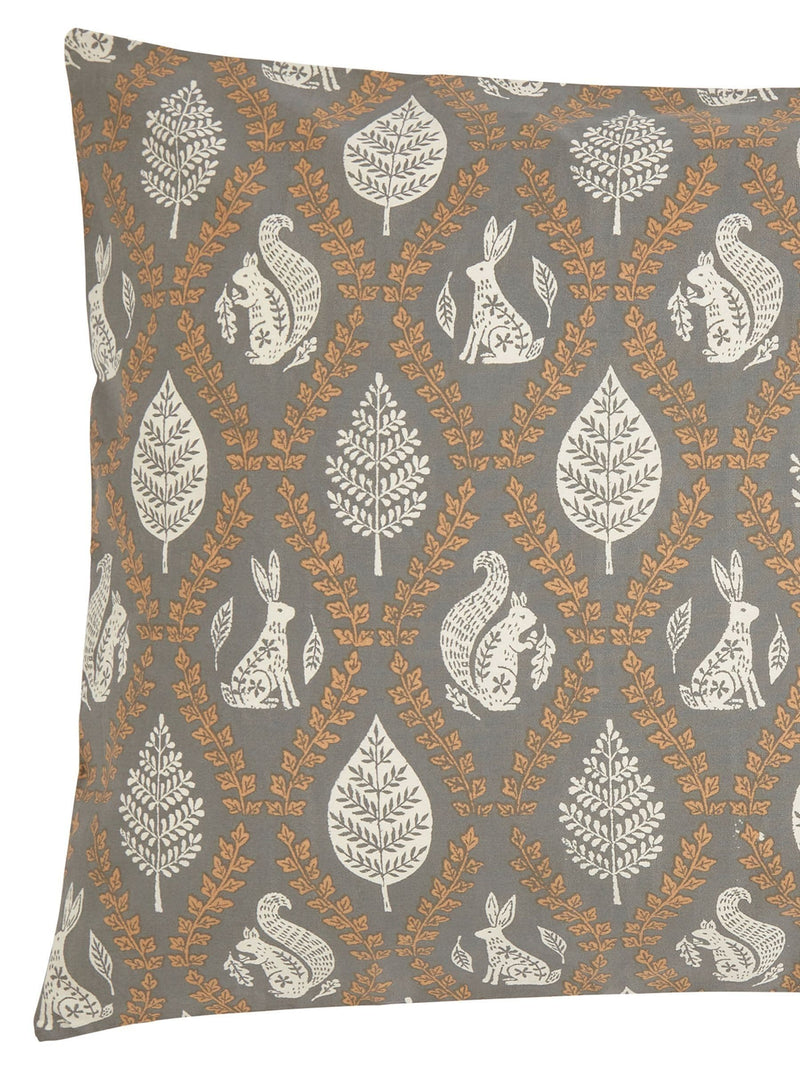 Helena Springfield Graphite Copper Woodland Trellis duvet set, UK version