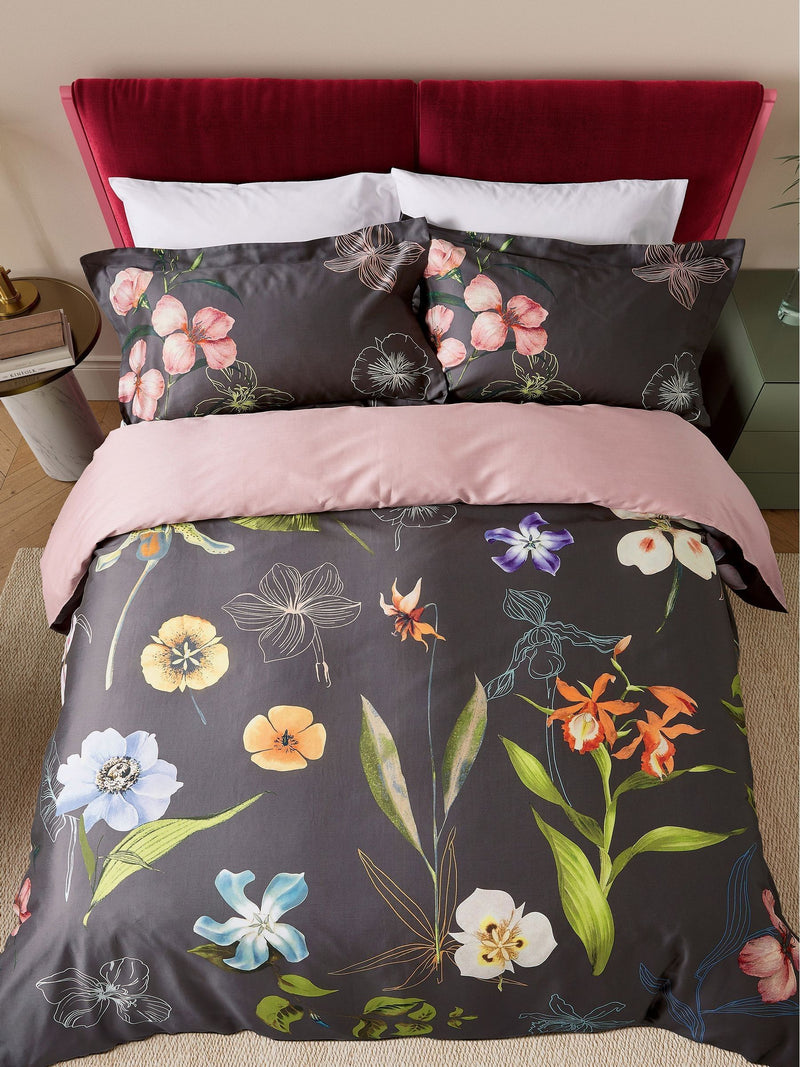 Ted Baker Charcoal New Hampton duvet cover set (British brand)