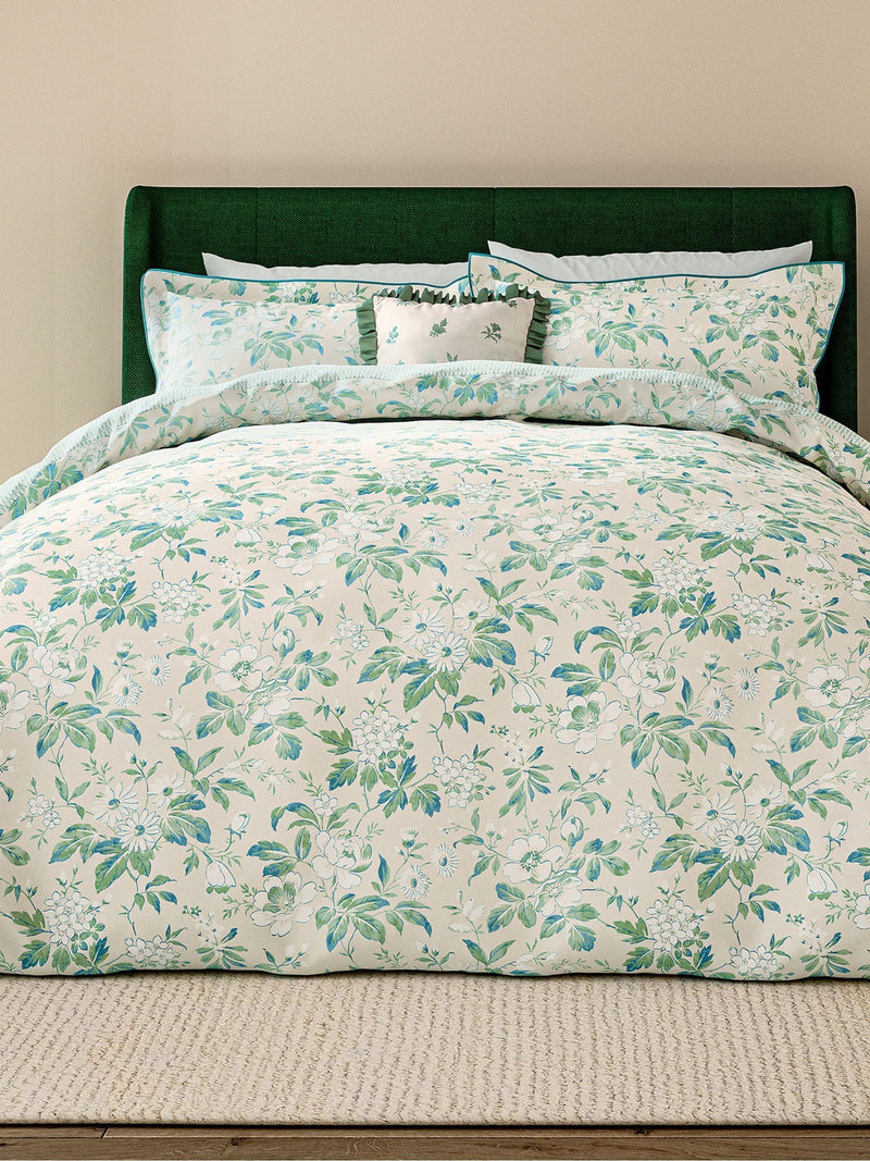 V&A Green Briar Bloom duvet set (British brand)