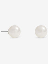 Jon Richard Silver Tone Cream Small Pearl Earrings