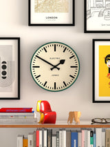Jones Clocks Eden Green Tiger Wall Clock 30cm