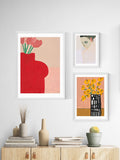 East End Prints white nude portrait wall art print - British product