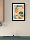 East End Prints Black Aperitif art print - British product