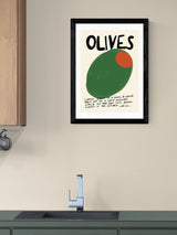 East End Prints Black Olives Wall Art Print