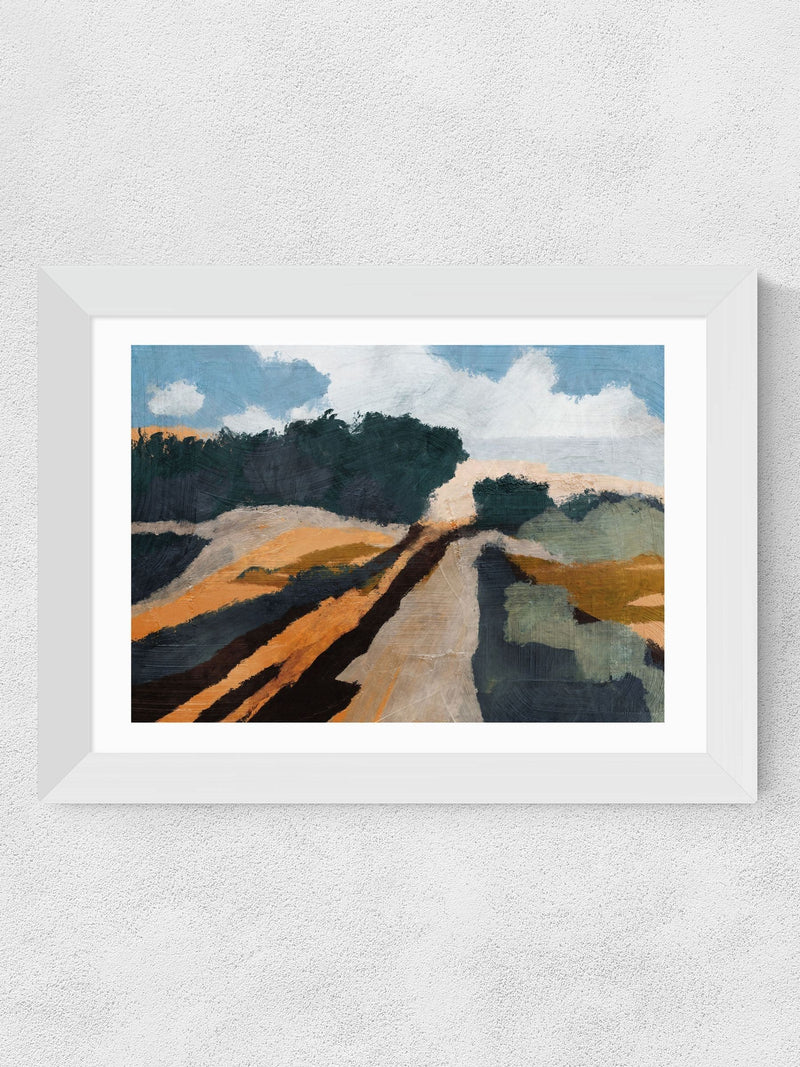 East End Prints White Trevessa art print - British product