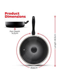 Tower Black 28cm Multi-Pan with Lid (British brand)