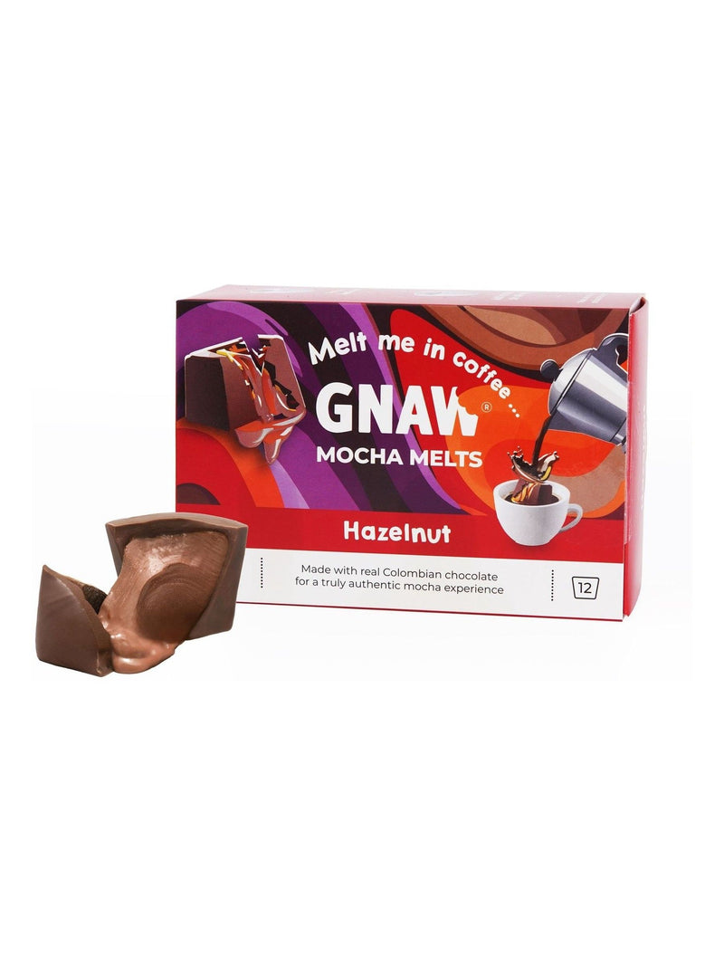 Gnaw Hazelnut Mocha Melts, UK version