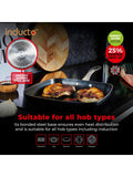 Tower black Smart Start Ultra Forged 26cm grill pan (British brand)