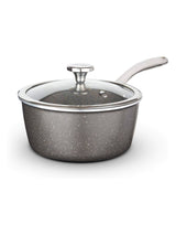 Tower Graphite Cerastone Pro 18cm Non-Stick Saucepan with Glass Lid