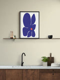 Graham & Brown Blue Abstract Flower photo frame, UK version