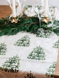 Avalon Home Cream Forest table runner 32cm x 230cm - British product