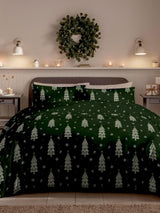 Copenhagen Home Evergreen Oh Christmas Tree Duvet Cover Set Single