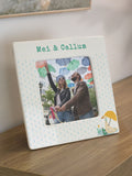 PMC Puddle Duck ceramic photo frame 4x4, imported from the UK