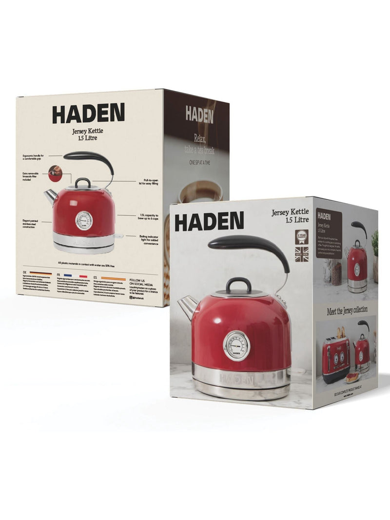 Haden Red Jersey kettle 1.5L, UK version
