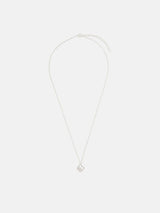 Accessorize Sterling Silver Mother of Pearl Clover Pendant Necklace