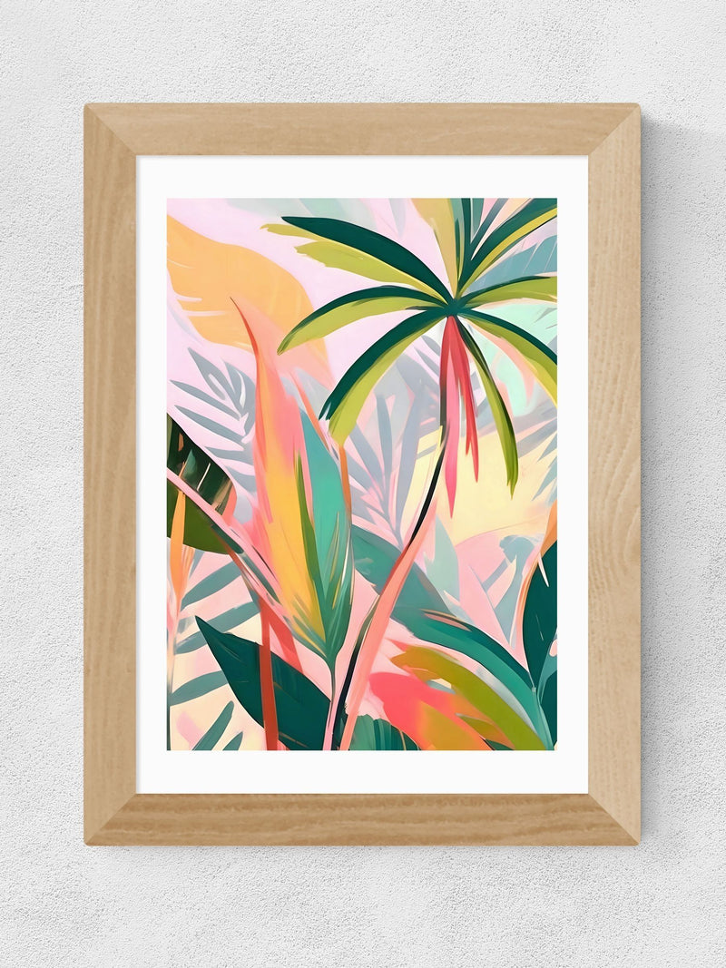 83 Oranges oak tropical jewels wall art print - British product