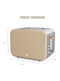Swan Nordic 2 Slice Toaster Oatmeal (British brand)