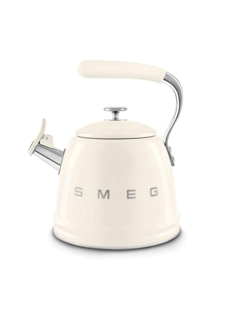 Smeg Cream 50's Style Whistling Kettle 2.3L (British brand)