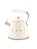 Smeg Cream 50's Style Whistling Kettle 2.3L (British brand)