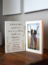PMC Personalised Friend Wooden Hinged 6x4 Photo Frame