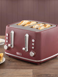 Daewoo Ruby Cascade 4 slice toaster - British product