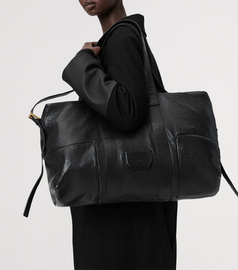 AllSaints Leather Ares Holdall - British product