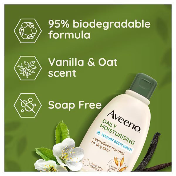 Aveeno Vanilla & Oats Body Wash 300ml - British product