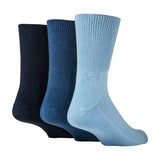 IOMI Diabetic Bamboo Socks 3 Pack Unisex Extra Wide