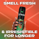 Lynx Jungle Fresh body spray 250ml, imported from the UK