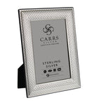 Carrs Silver Sterling Silver Cross Stitch Photo Frame (8"x6")
