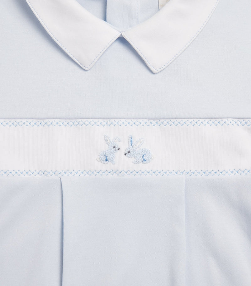 Kissy Kissy Pima cotton Springtime Bunny playsuit 0-18 months, UK version