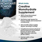 New Leaf Creatine Monohydrate Powder 150g Micronized Gym - McGrocer