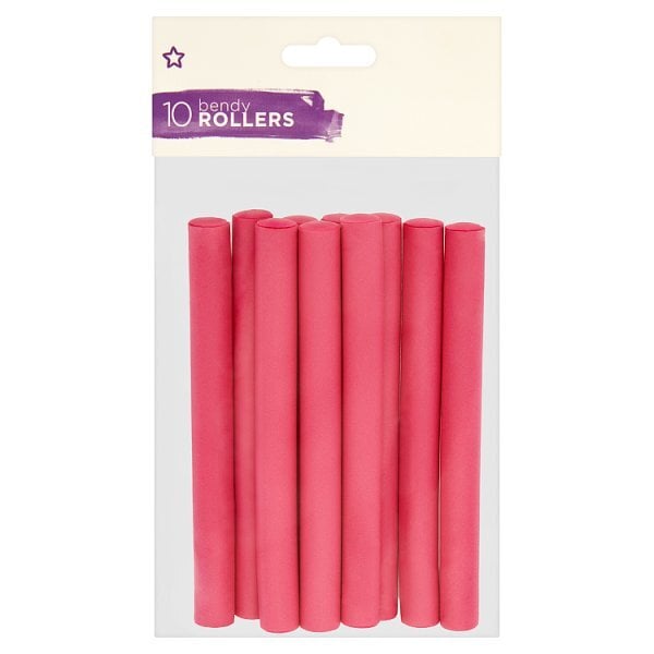 Superdrug Pink Bendy Rollers X10 GOODS Superdrug