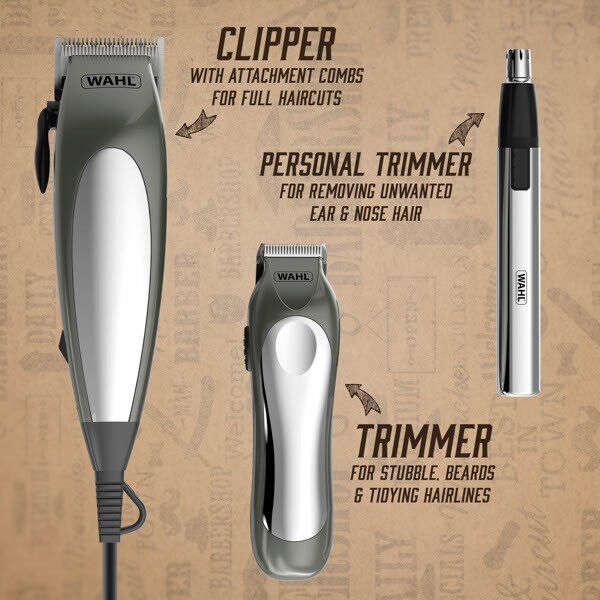 Wahl Clipper Kit Deluxe Men's Gift Set GOODS Superdrug