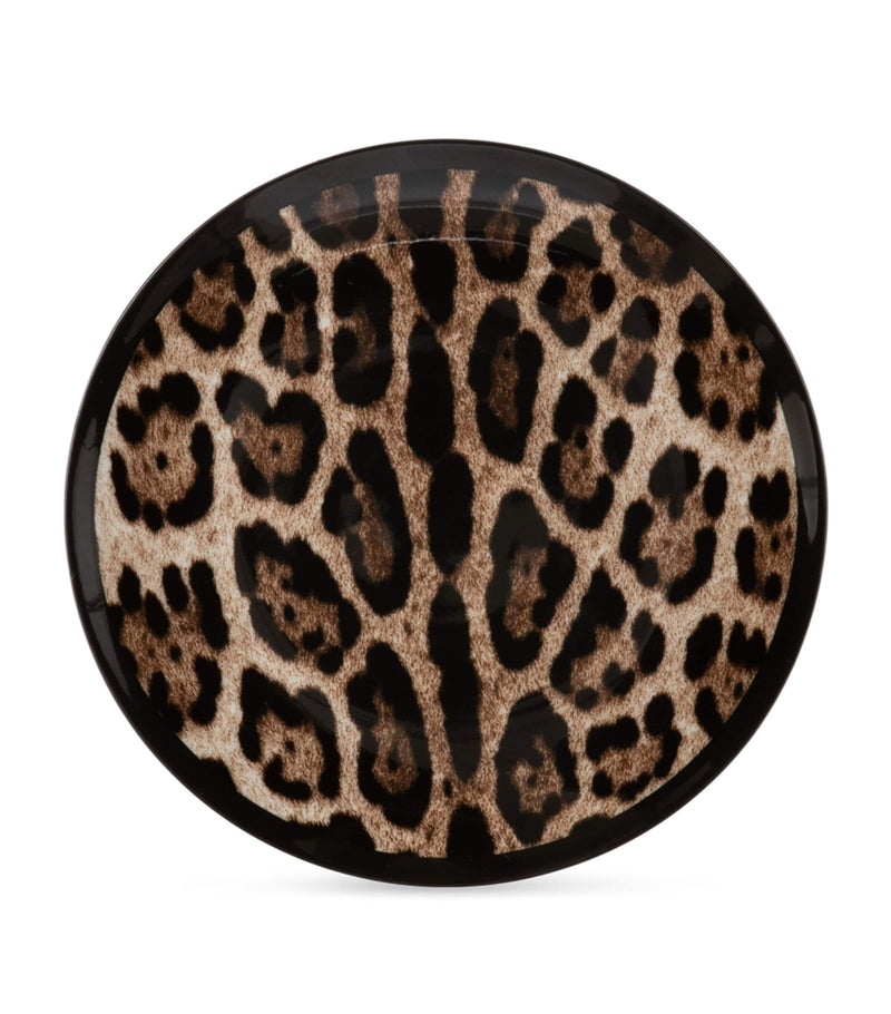 Dolce&Gabbana Casa Set of Two Leopard Print Bread Plates (17cm)