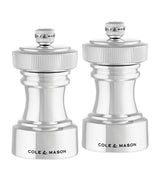 Cole & Mason Silver-Plated Hoxton Salt and Pepper Mills Gift Set