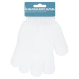 Superdrug Body Gloves White Cleansing Gloves