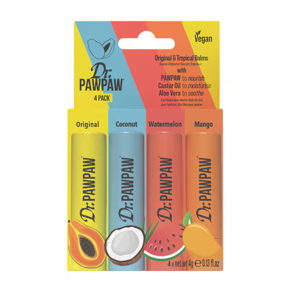 Dr. Pawpaw flavoured balm stick multipack - British product
