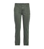 Slim-Fit Coloured Denim Biker Trousers with Multiple Zipped Pockets