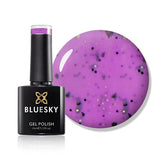 Bluesky Berry Crush violet gel polish with glitter - British product
