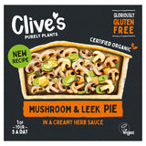 Clive's Organic Gluten Free Mushroom & Leek Pie - McGrocer
