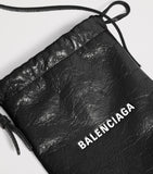 Balenciaga Leather Shopper Phone Holder